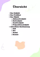 Vorschau - Arbeitsblätter - Materialpaket Satzglieder Arbeitsblätter, h5p, Game - Seite 1