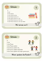 Vorschau - Arbeitsblätter - Treppensätze Schule (Leseübung) - Seite 1