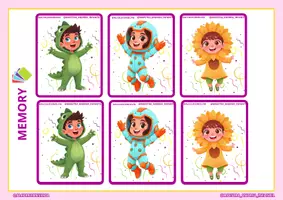 Vista previa - Manualidades / Dibujos para colorear - Recursos de Carnaval - Paquete de materiales - página 2