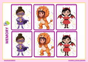 Vista previa - Manualidades / Dibujos para colorear - Recursos de Carnaval - Paquete de materiales - página 3