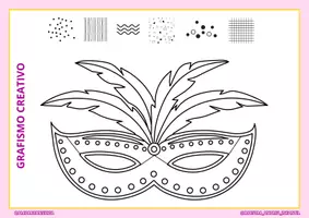 Vista previa - Manualidades / Dibujos para colorear - Grafismo creativo - Carnaval - página 1