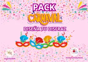 Vista previa - Manualidades / Dibujos para colorear - Diseña tu disfraz - Carnaval - Portada