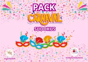 Vista previa - Hojas de trabajo - Sudokus - Carnaval - Portada