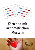 Vorschau - Aufgabenkarten - Aufgabenmuster – Kärtchen mit arithmetischen Mustern - Deckblatt
