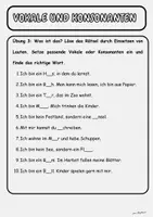 Vorschau - Arbeitsblätter - Vokale und Konsonanten – Vielfältige Übungen zur Lautlehre - Klasse 4 - Seite 3