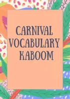 Vista previa - Juegos / Gamificación - CARNIVAL VOCABULARY KABOOM - Portada