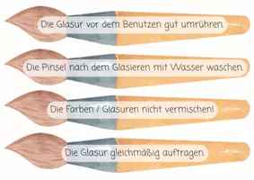 Vorschau - Bildkarten - Regeln zum Glasieren von Ton - Seite 2
