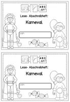 Vorschau - Arbeitsblätter - Lese- und Abschreibheft: Karneval (Fasching und Fastnacht) - Seite 2
