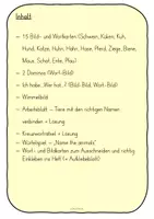 Vorschau - Spiele - English with cute animals: Farm animals - Seite 1