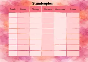 Vorschau - Anderer Materialtyp - Stundenplan_4 Farben_6_Stunden_8_Stunden_Klassenarbeitsliste_Notizen - Seite 2