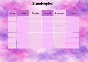 Vorschau - Anderer Materialtyp - Stundenplan_4 Farben_6_Stunden_8_Stunden_Klassenarbeitsliste_Notizen - Seite 3