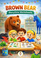 Vista previa - Hojas de trabajo - BROWN BEAR STORYTIME WORKSHEETS COLLECTION - página 3