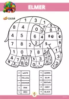 Vista previa - Hojas de trabajo - The coloured elephant STORYTIME WORKSHEETS COLLECTION - página 3