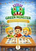 Vista previa - Hojas de trabajo - GREEN MONSTER STORYTIME WORKSHEETS COLLECTION - página 1