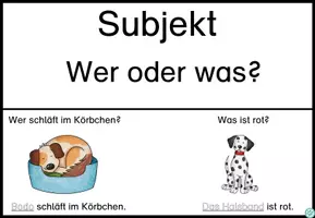 Vorschau - Merkblätter - Merplakate Satzglieder Deutsch 4. Klasse - Seite 2