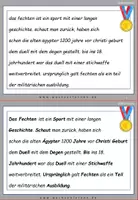 Vorschau - Fördermaterial/Inklusion - Olympia Spezial - Fechten: Fehlerteufel Lesekarten Großschreibung - Seite 3