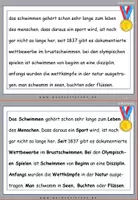 Vorschau - Fördermaterial/Inklusion - Olympia Spezial - Schwimmen: Fehlerteufel Lesekarten Großschreibung - Seite 3