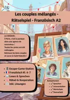 Vorschau - Arbeitsblätter - Les couples mélangés – Édition Saint-Valentin (A2/ A2 light) - Deckblatt