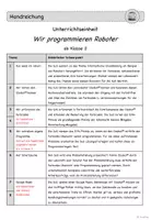 Vorschau - Stundenentwürfe - Ozobot - 1. Stunde - Seite 1