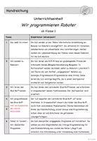 Vorschau - Stundenentwürfe - Programmieren Grundschule - Blue-Bot® - Ozobot - BUNDLE - Seite 2