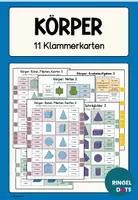 Vorschau - Stationenlernen - Geometrische Körper - 11 Klammerkarten - Deckblatt