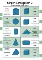 Vorschau - Stationenlernen - Geometrische Körper - 11 Klammerkarten - Seite 3