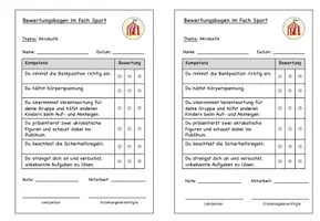 Vorschau - Test - Bewertung Sport Klasse 1-4 - Komplettpaket - Seite 3