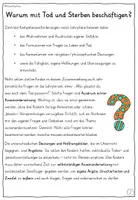 Vorschau - Stundenentwürfe - Friedhof und Beerdigung Klasse 3-6 ARBEITSHEFT (Tod Sterben Trauer) - Seite 3