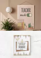 Vorschau - Mal- und Bastelvorlagen - 13 Poster | Homeoffice Lehrkräfte oder Lehrerzimmer | Lehrergeschenk - Seite 1
