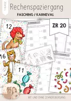 Vorschau - Arbeitsblätter - Mathe Klasse 1 - Materialpaket - Deckblatt