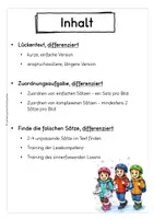 Vorschau - Arbeitsblätter - Bildgeschichte Eislaufplatz – Schreiben lernen ab Klasse 2 | Lückentexte, Zuordnungsaufgaben & Leseübungen - Seite 2