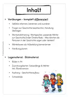 Vorschau - Arbeitsblätter - Bildgeschichte Eislaufplatz – Texte verfassen Klasse 2–5 | Komplettpaket mit differenzierten Arbeitsblättern & Übungen - Seite 3