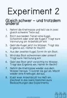 Vorschau - Arbeitsblätter - Schwimmen und sinken - 5 Experimente - Seite 3