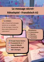 Vorschau - Arbeitsblätter - Le message secret - Rätselspiel - Französisch - A2 - Deckblatt