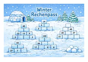Vorschau - Arbeitsblätter - Rechenpass für die Winterferien - Seite 3