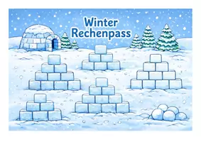 Vorschau - Arbeitsblätter - Rechenpass für die Winterferien - Seite 2