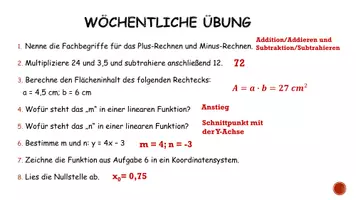Vorschau - Arbeitsblätter - Wöchentliche Übungen - Mathe Klasse 8 (aufwachsend) - Seite 3