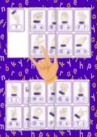 Vorschau - Fördermaterial/Inklusion - Gebärdensprache Fingeralphabet (DGS) – Alphabet-Bildkarten - Seite 3