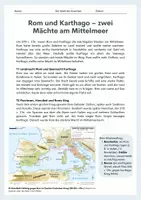 Vorschau - Arbeitsblätter - Rom und Karthago – zwei Mächte am Mittelmeer (Hannibal & Punische Kriege) - Seite 1