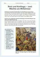 Vorschau - Arbeitsblätter - Rom und Karthago – zwei Mächte am Mittelmeer (Hannibal & Punische Kriege) - Seite 2