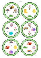 Vorschau - Stationenlernen - Spring: Speed Match Wortschatzspiel (Englisch / DaZ Grundschule) - Seite 2