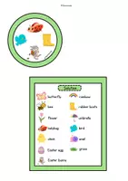 Vorschau - Stationenlernen - Spring: Speed Match Wortschatzspiel (Englisch / DaZ Grundschule) - Seite 3