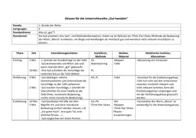 Vorschau - Stundenentwürfe - Reihen- und Stundenplanungen zum Thema "Gut handeln" - Seite 2
