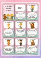 Vorschau - Spiele - Lesespiele Fasching/ Karneval – Großes Paket für Klasse 1–4 - auch in Silbenschrift - Seite 3