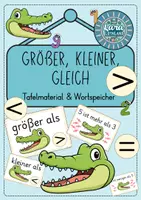 Vorschau - Poster - größer, kleiner, gleich Tafelmaterial - Deckblatt