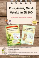 Vorschau - Arbeitsblätter - Plus, Minus, Mal und Geteilt im ZR100 - Deckblatt