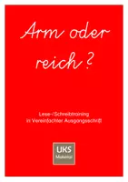 Vorschau - Fördermaterial/Inklusion - Kurzgeschichte als Lese- und Schreibtrainingstext in VA - Deckblatt