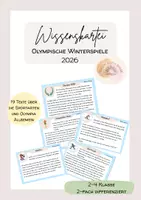 Vorschau - Arbeitsblätter - Materialpaket: Wissenskartei mit Begleitheft-Olympische Winterspiele - Seite 1