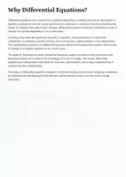 Vorschau - Unterrichtsreihen - Understanding Differential Equations – From Rates of Change to Real-World Models - Seite 1