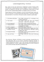 Vorschau - Fördermaterial/Inklusion - Lesetraining/Leseförderung - Karneval (Klasse 2) - Seite 1